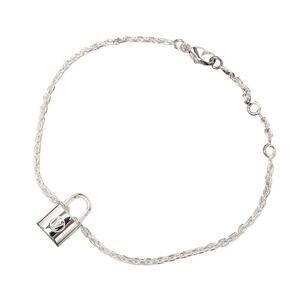 Louis Vuitton Lockit Padlock Sterling Silver 925 Bracelet